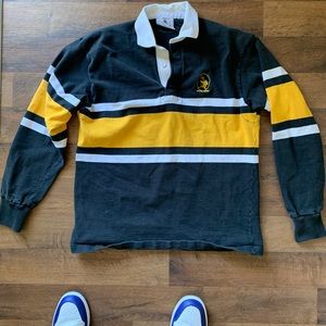 REAL BARBARIAN long sleeve polo (M)